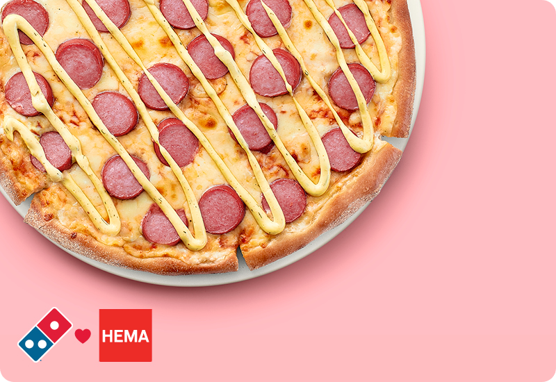 Pizza HEMA Rookworst